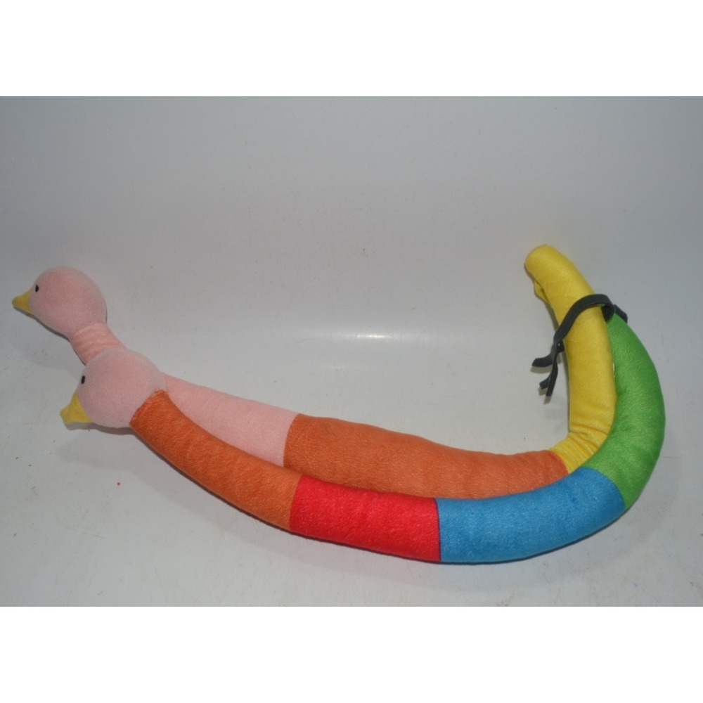 IKEA SAGOSKATT Two‑Headed Rainbow Bird Plush – Children's Artwork Design – Rare